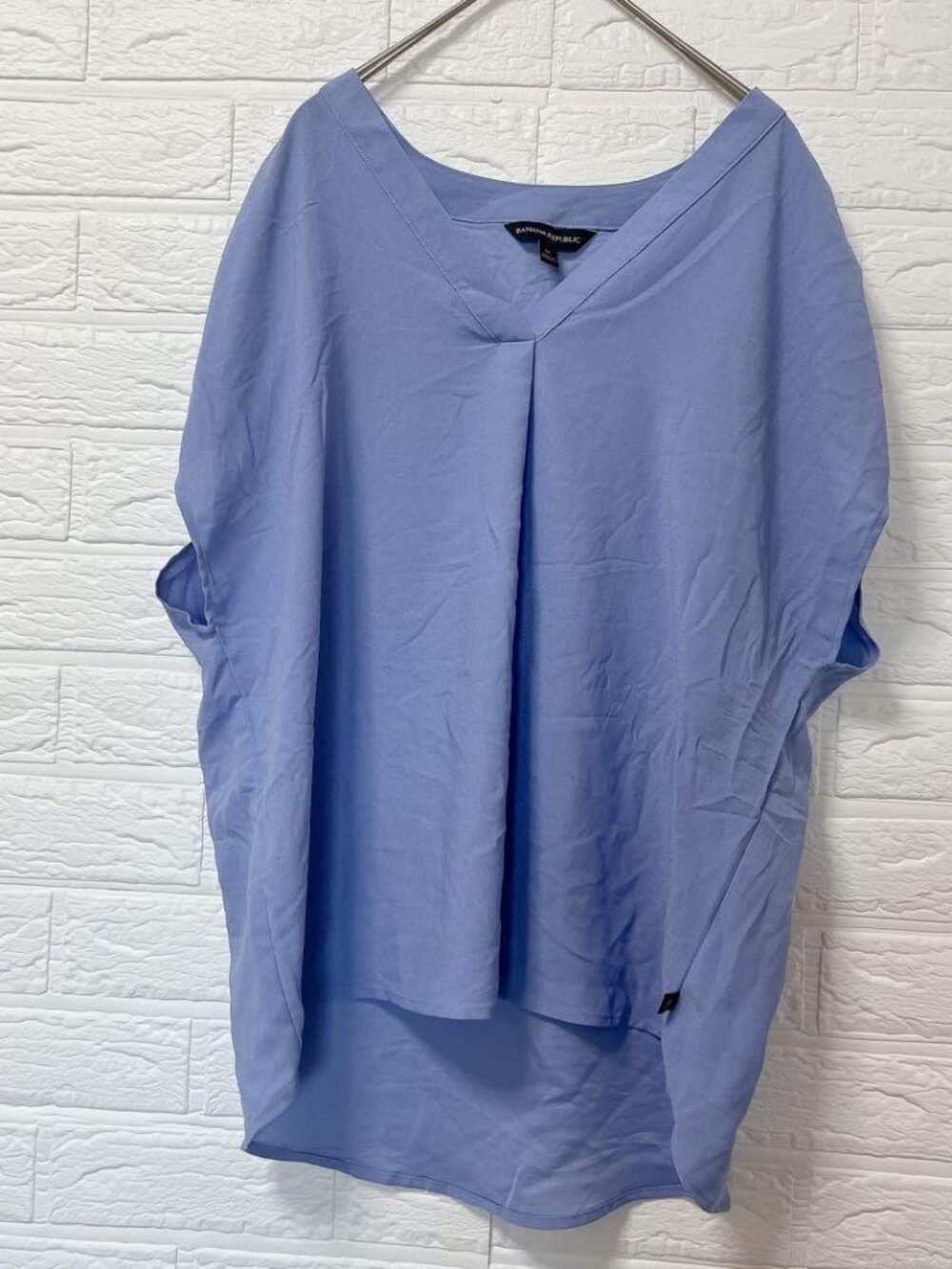 Banblic Blouse V-neck Blue